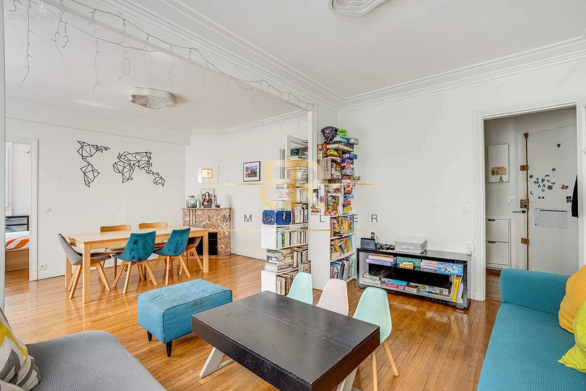 Paris 17e   rue redon   appartement familial de 96 m2   3 chambres   étage élevé avec ascenseur - photo 3