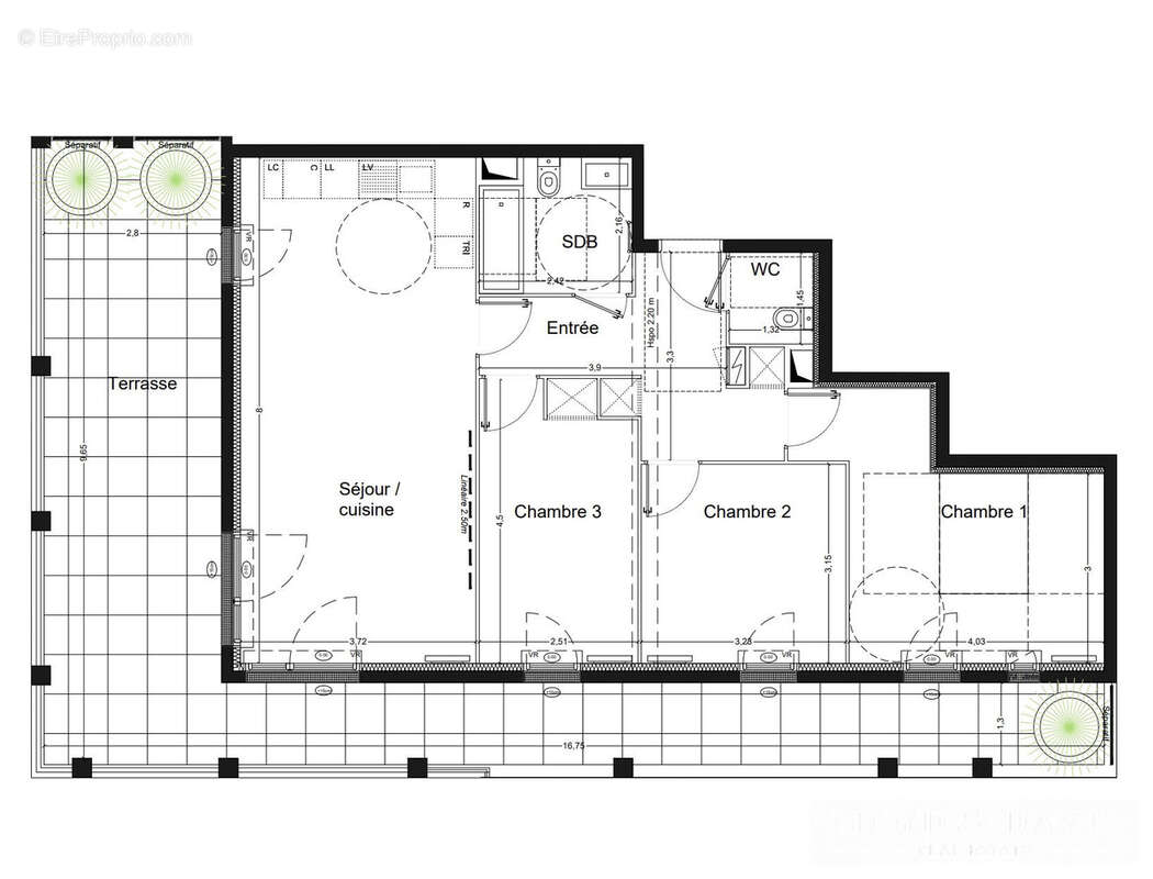 Appartement à BORDEAUX