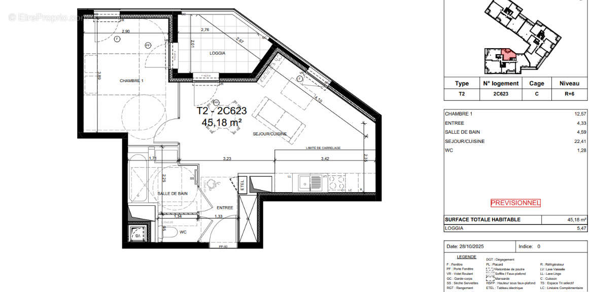 Appartement à CLICHY