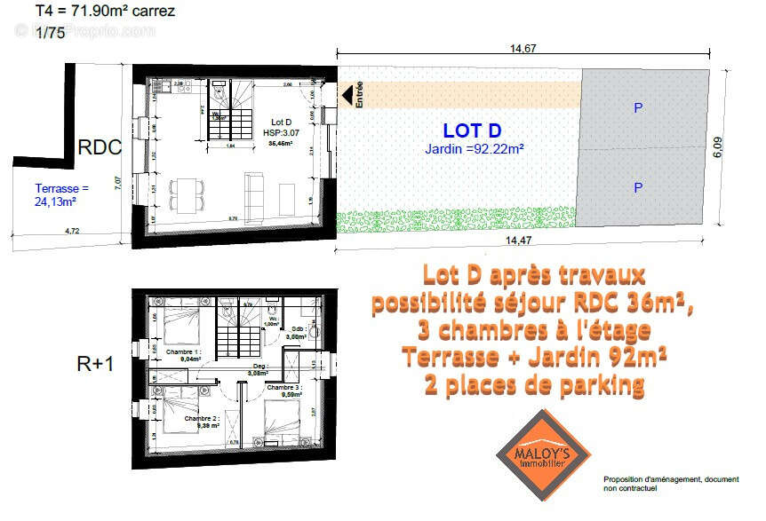Appartement à CHATILLON