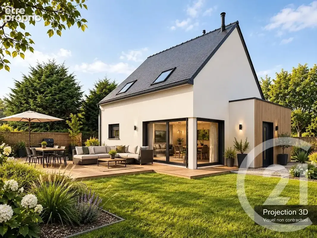 Maison 5 pièces 90 m² à vendre à Caouennec-Lanvezeac (22300) - photo 2