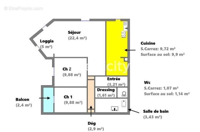 Appartement - photo 7