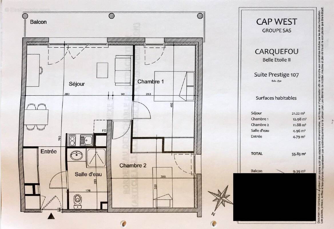 Appartement à CARQUEFOU