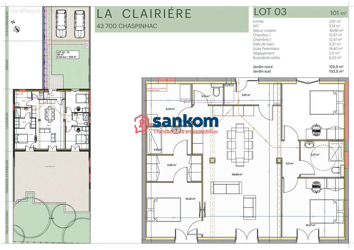 Maison 101 m² à Chaspinhac  - photo 6