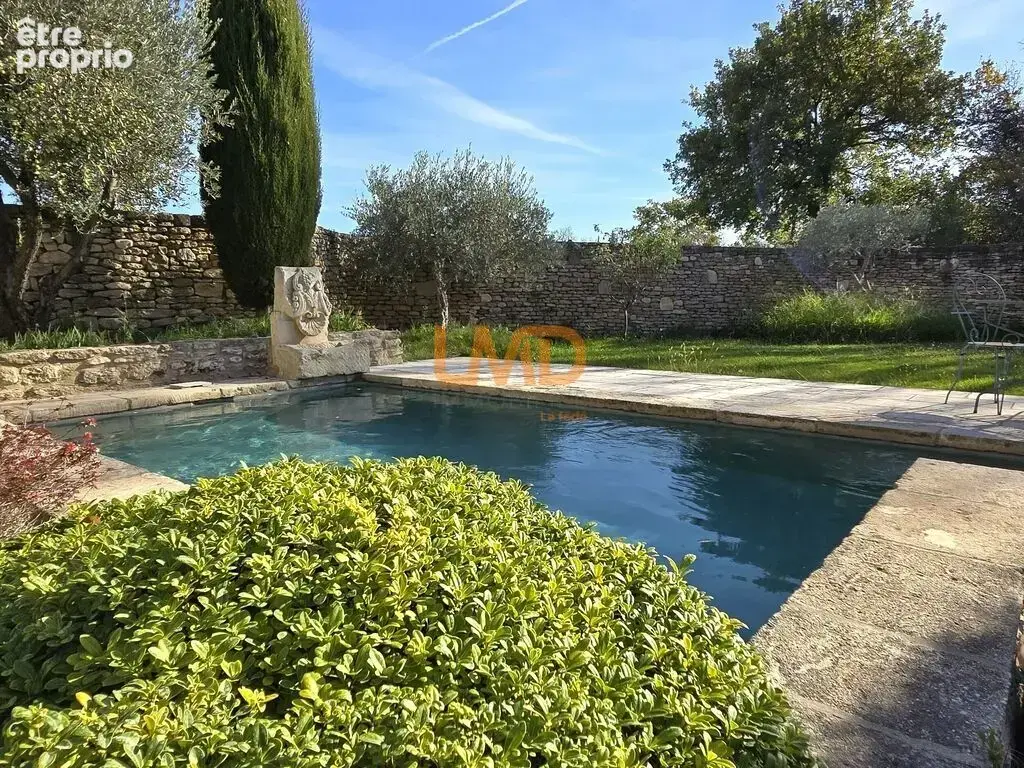 Authentique mas du 18ᵉ à Gordes avec piscine et vue panoramique - photo 2