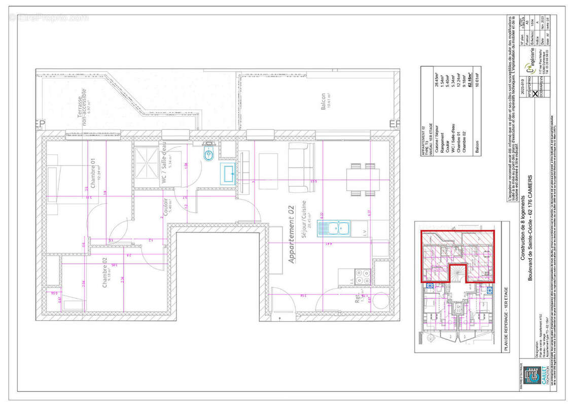 Appartement à CAMIERS