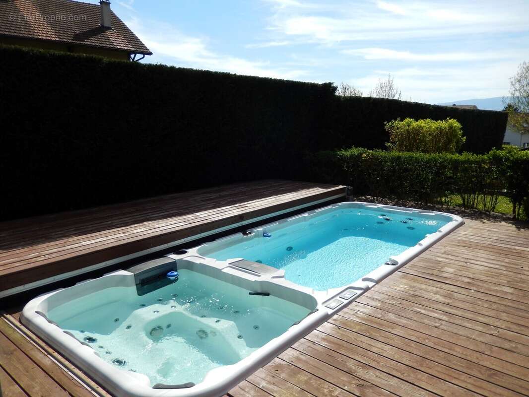Maison a vendre a Fillinges Terrasse Jacuzzi Spa de nage - Maison à FILLINGES