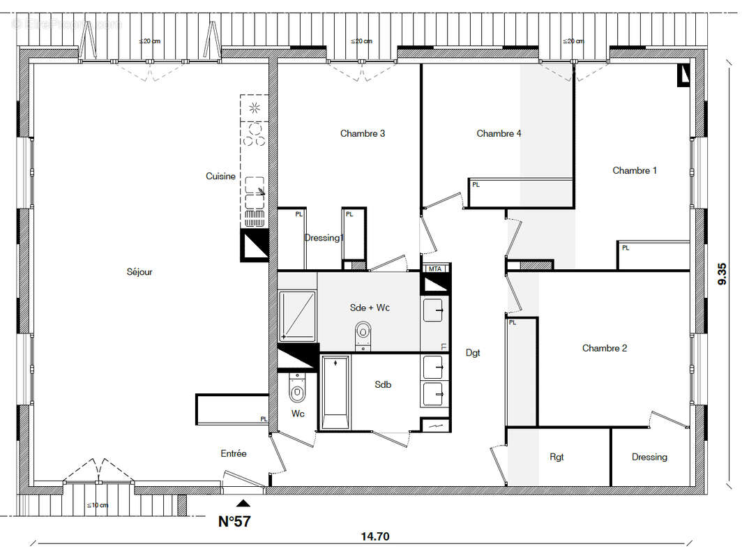 Appartement à TOULOUSE