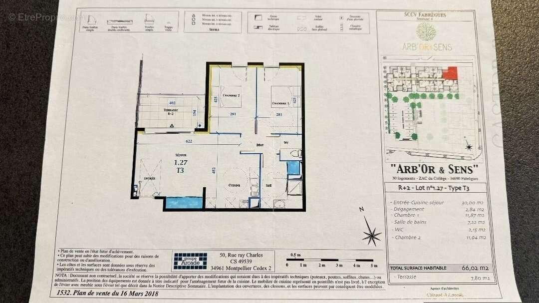 Appartement à FABREGUES