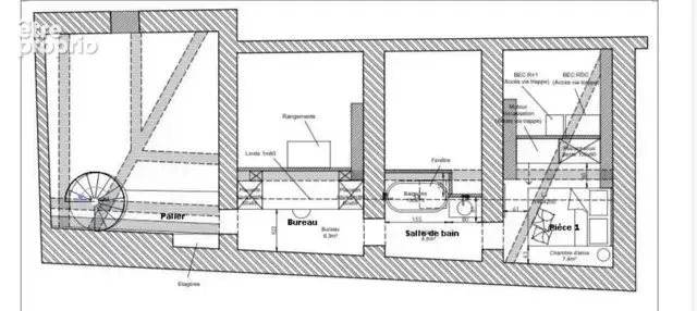 Saintonge /vielle du temple/dernier etage /3 chambres - photo 16