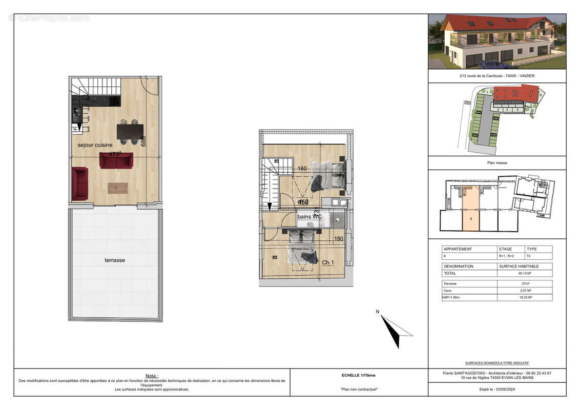 Appartement à VINZIER