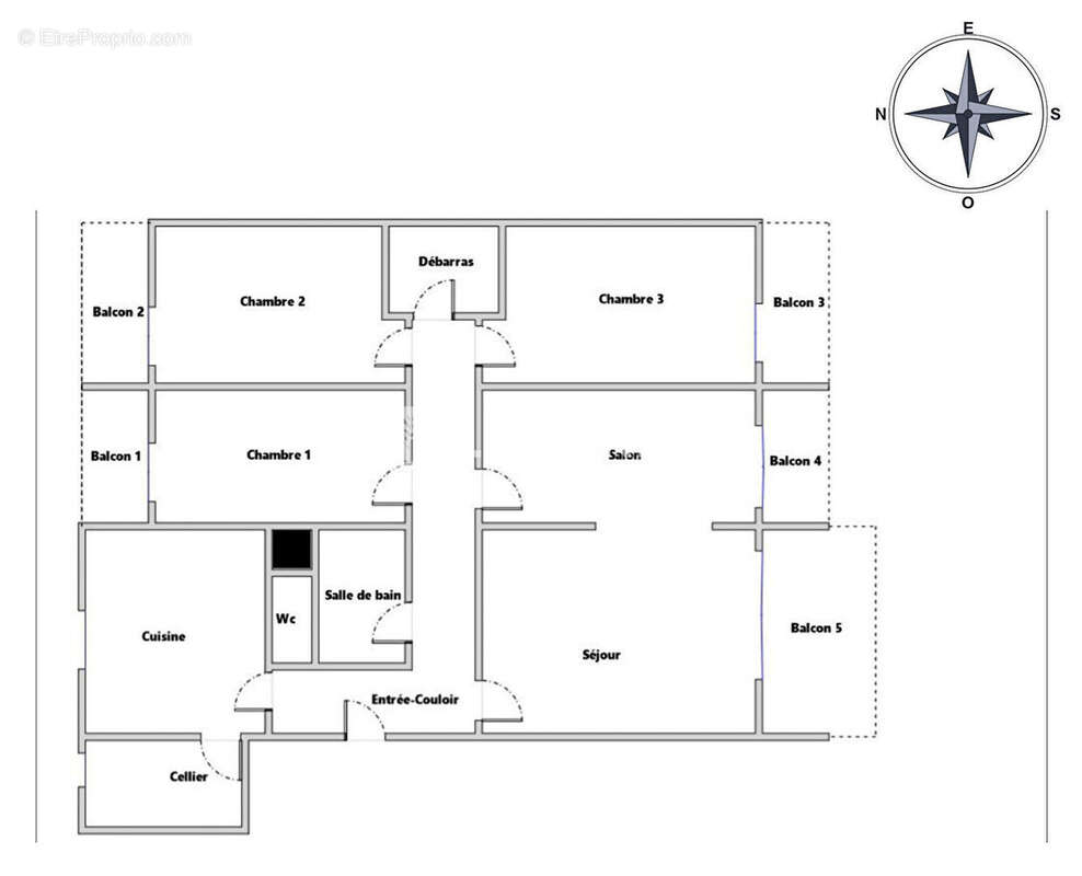 Rennes Sud - Type 5 - 94.86 m² - photo 3