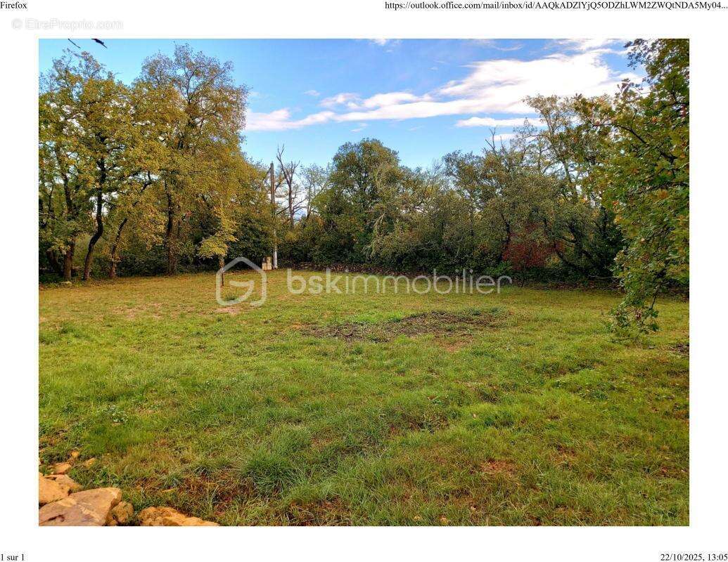 Terrain constructible 1039 m2 - Deaux ( Gard ) - 99 000 euros - photo 3
