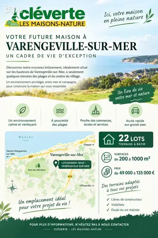 Terrain à HEUGLEVILLE-SUR-SCIE