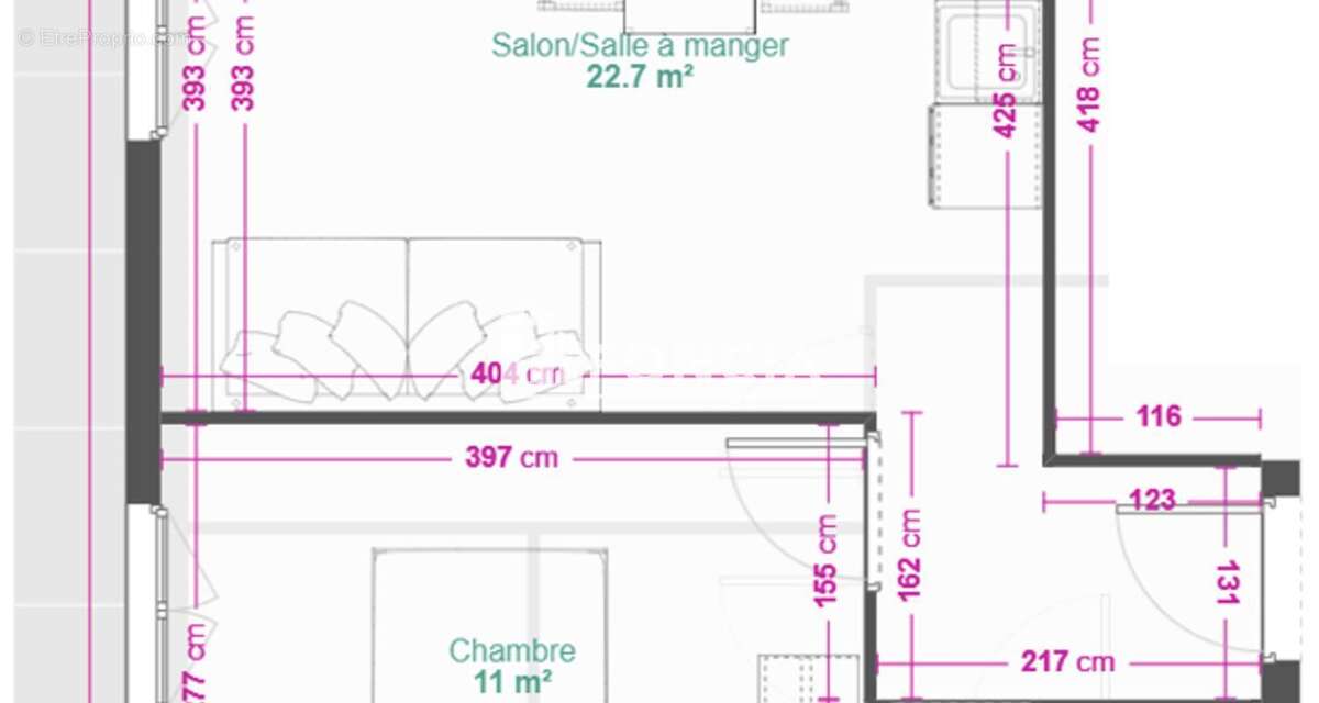 Appartement à AIX-LES-BAINS