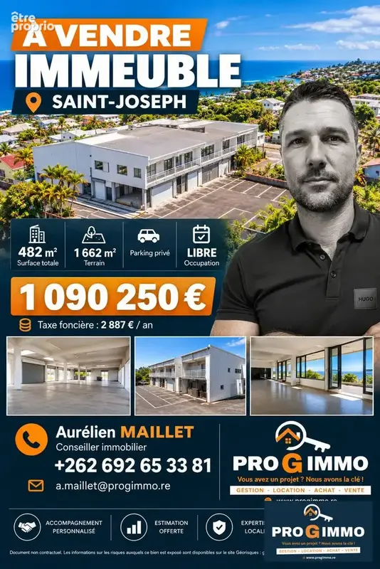 Photo Appartement à Saint-Joseph au prix de 1 090 250€