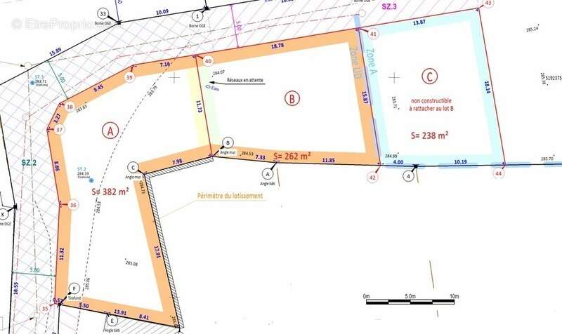 Terrain à vendre de 644,00 m²  (01) - photo 2