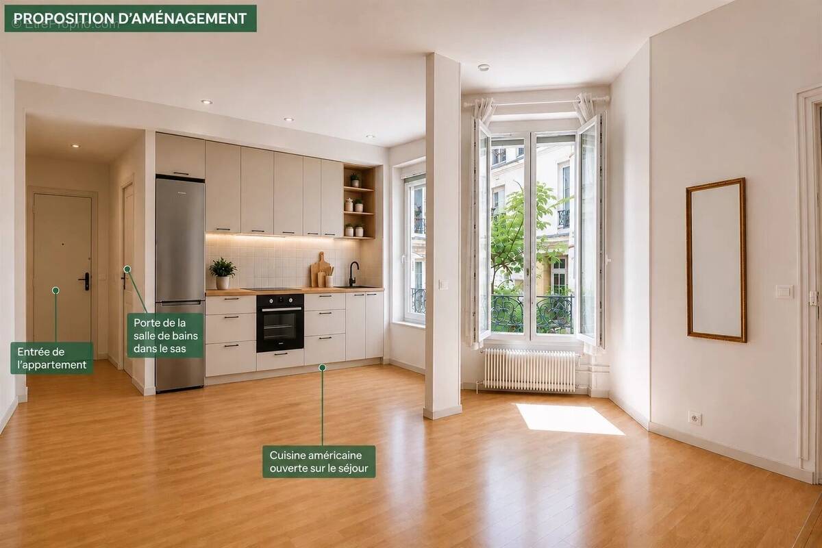 Appartement à PARIS-20E