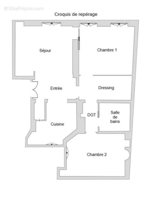 Appartement à PARIS-2E