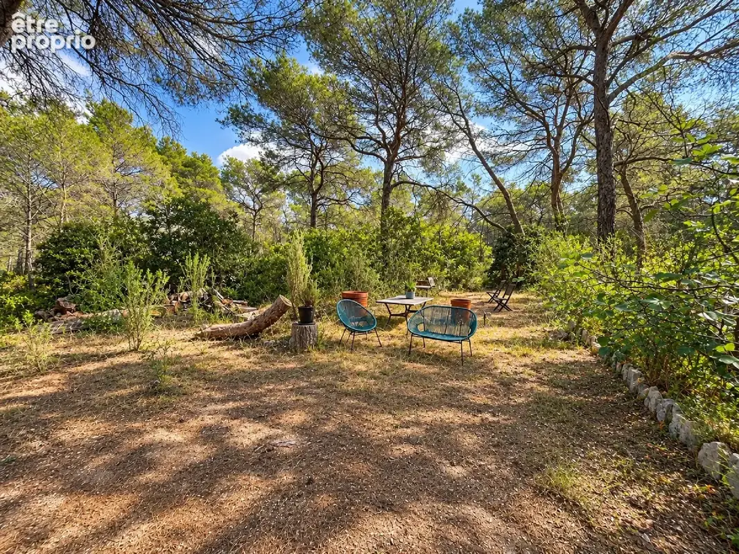 Le castellet   terrain naturel arboré de 4 340 m2   environnement privilégié - photo 3