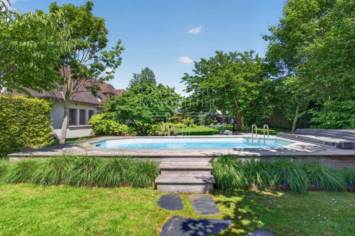 Tourgeville plage-maison 6 chambres- piscine - photo 12