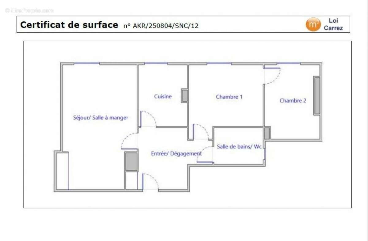 Appartement à PARIS-17E