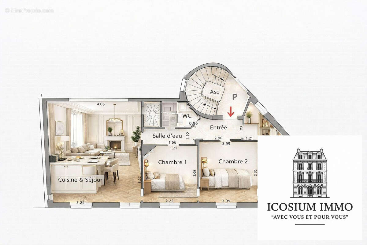 Appartement à PARIS-9E