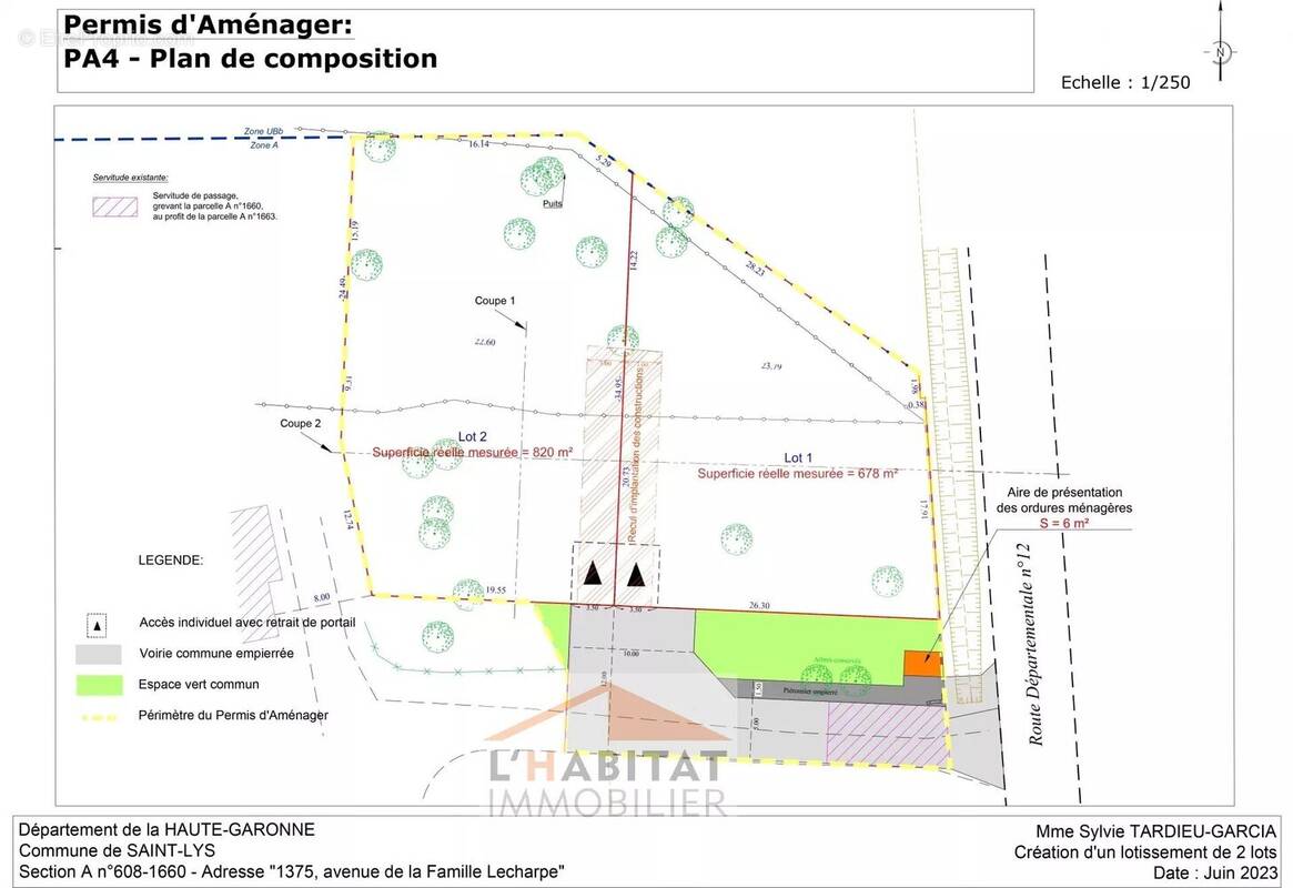 Terrain à SAINT-LYS
