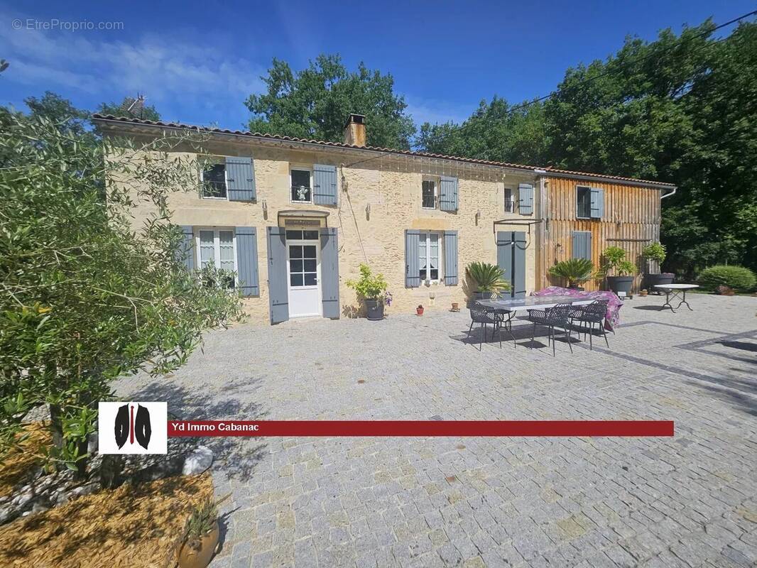 Maison à CABANAC-ET-VILLAGRAINS