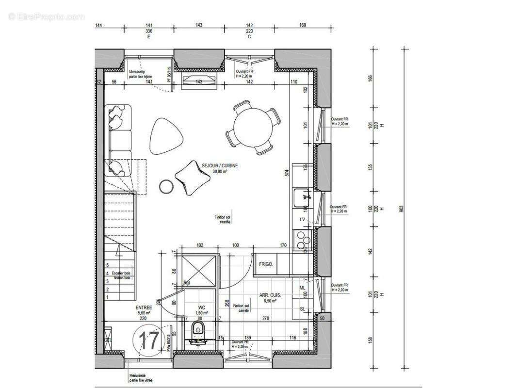 Appartement à CAILLOUET-ORGEVILLE