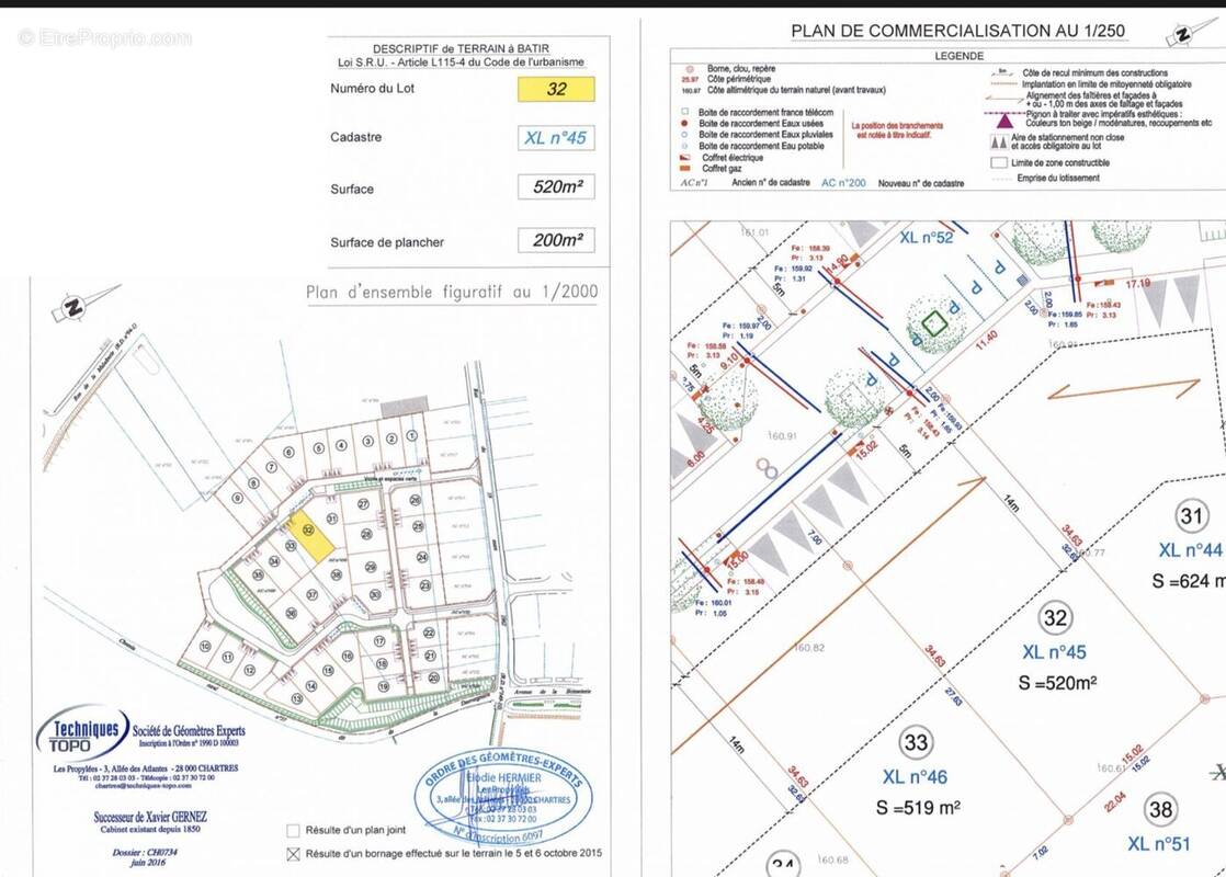 Terrain à ILLIERS-COMBRAY