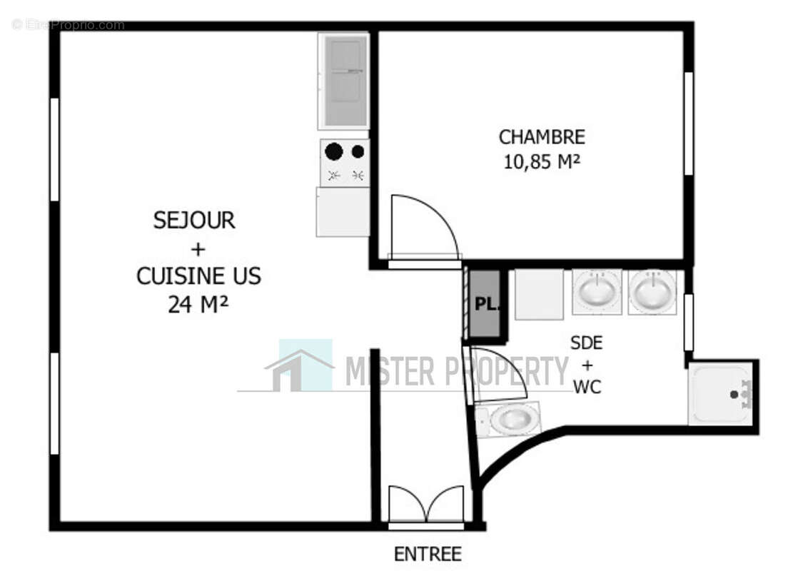 Appartement à PARIS-17E