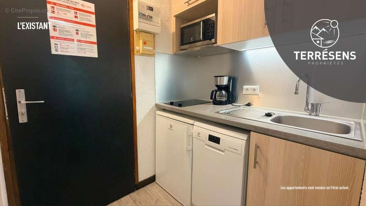 Appartement t1 (4 personnes) - résidence les terrasses de chantemerle 1350 à saint-chaffrey - photo 12