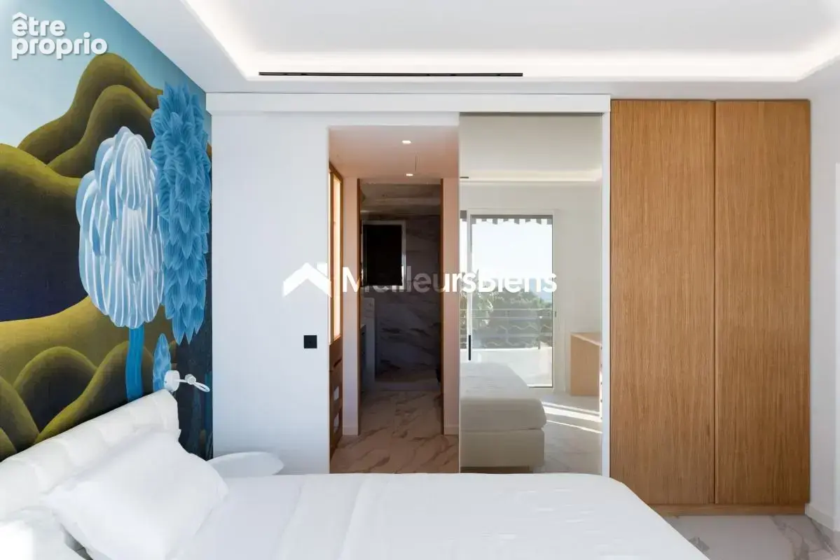 Cannes-Croisette, superbe appartement 4ème étage : 2 chambres, terrasse, vue mer - photo 14