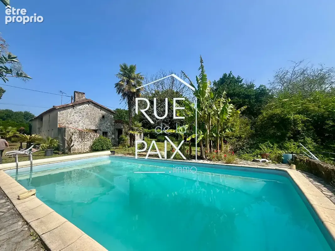 Maison en pierre avec piscine - photo 1