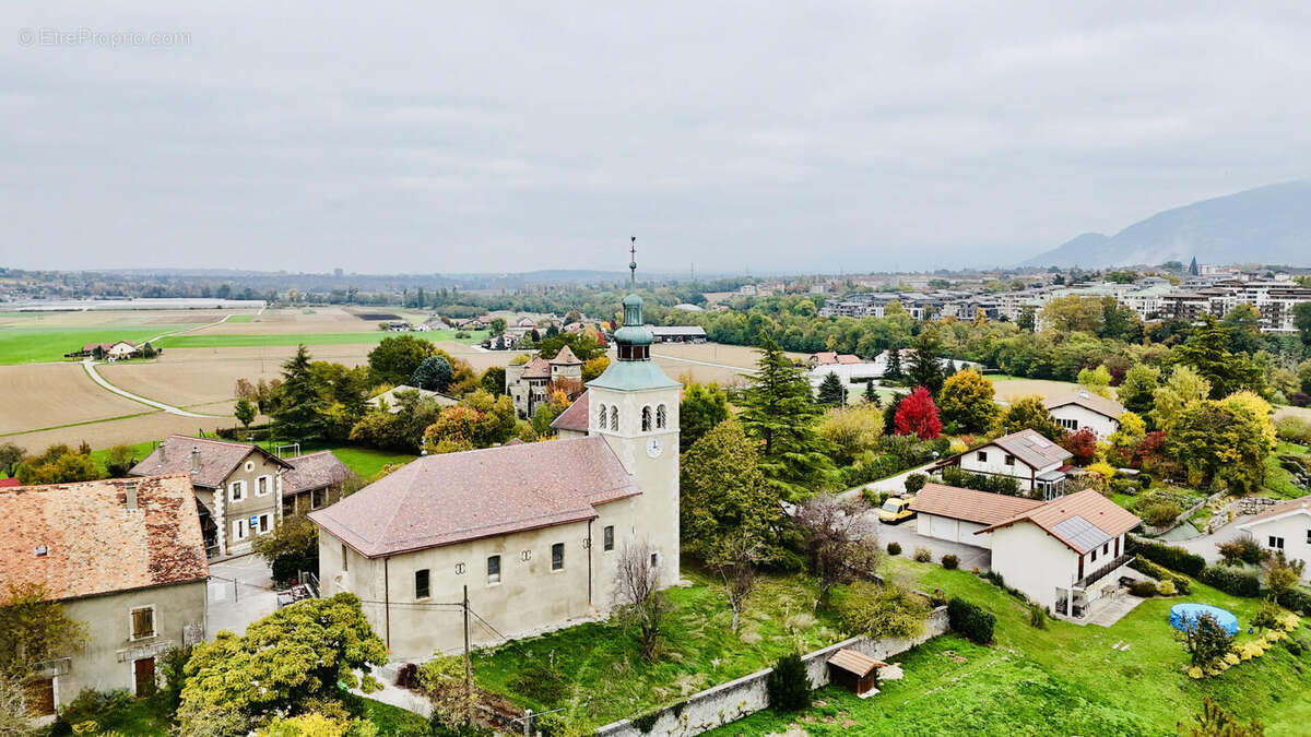 vue drone (11) - Terrain à SAINT-JULIEN-EN-GENEVOIS