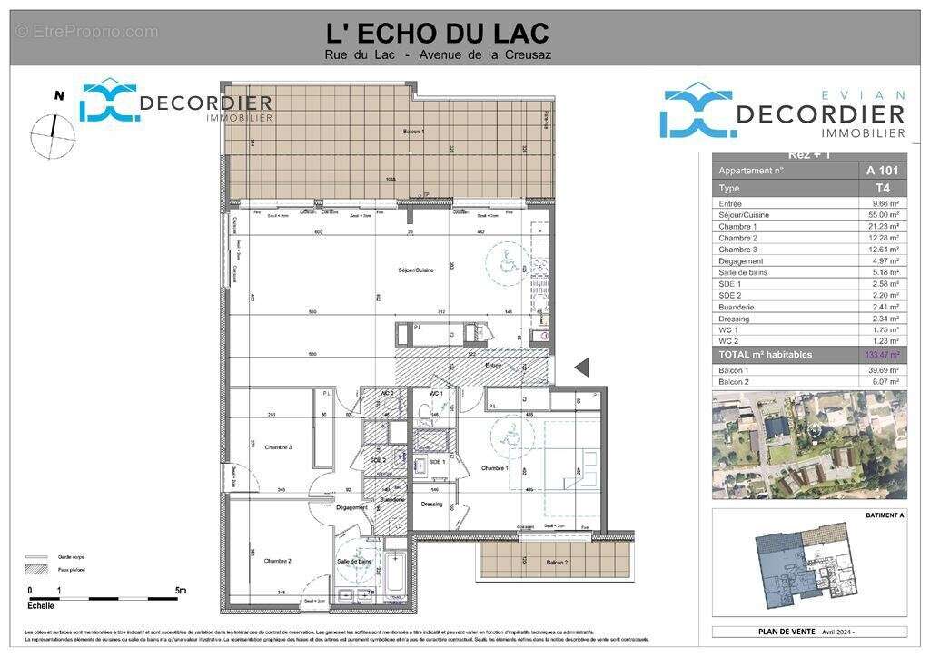 Appartement t4 neuvecelle neuf - photo 2