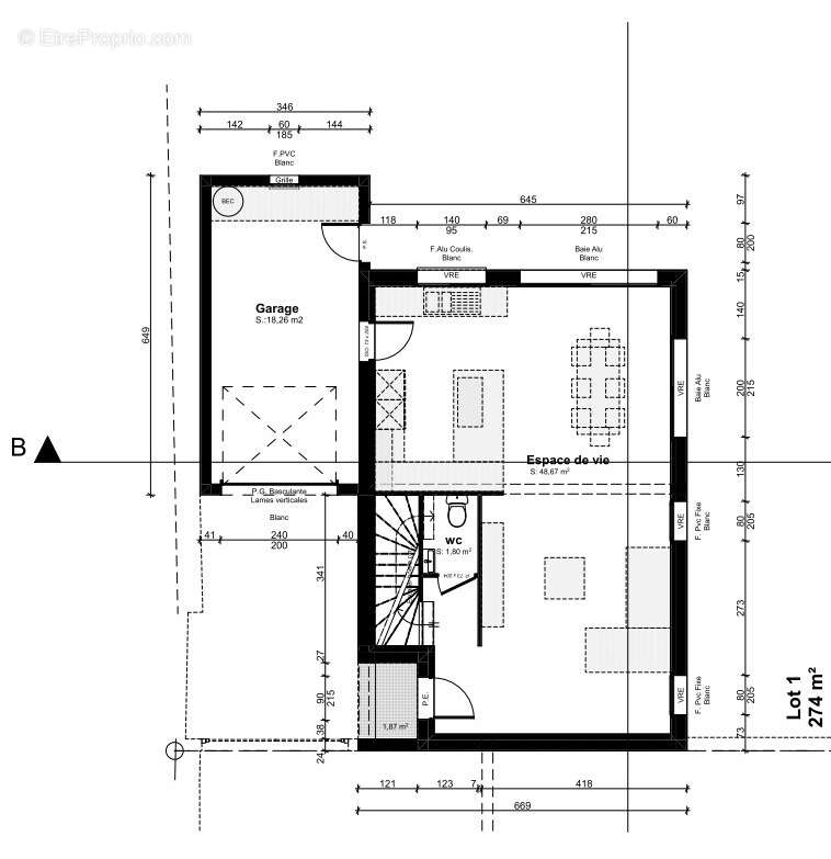 Maison à MIREVAL