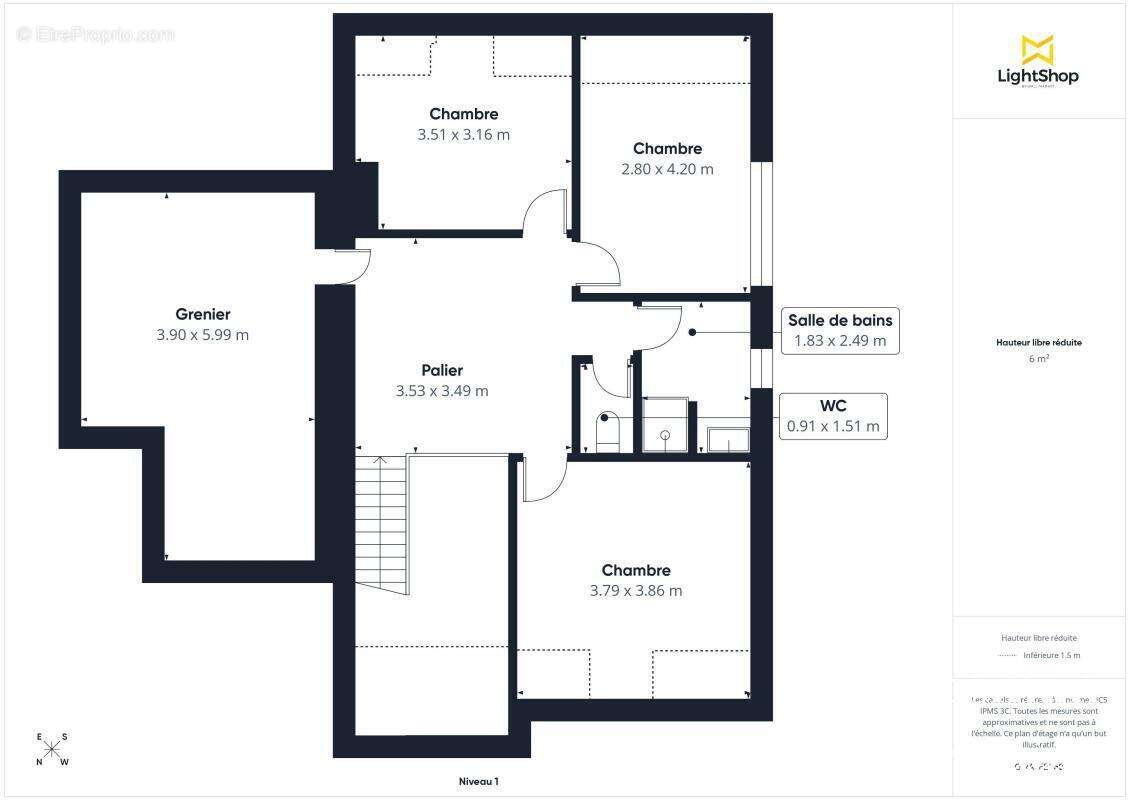 Maison de 163 m² (177 m2 au sol) avec 4 chambres, jardin, garage et spa - Quartier du Petit Chantilly à Orvault - photo 19