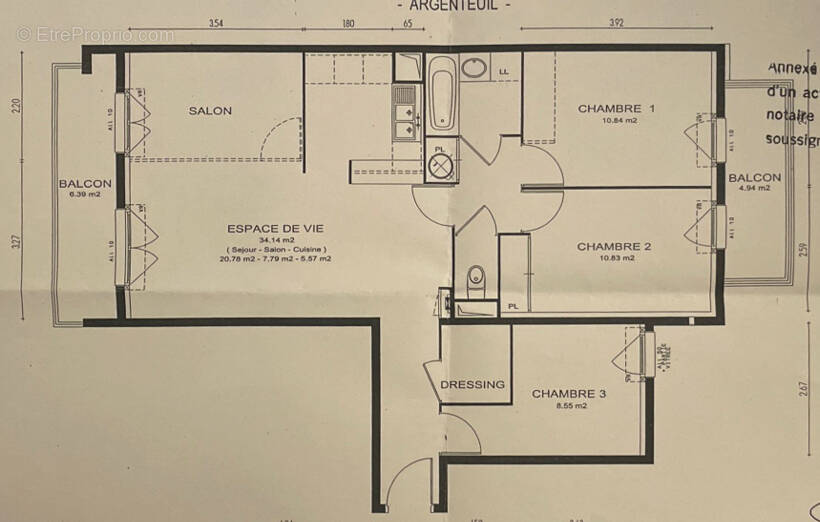 Appartement à ARGENTEUIL