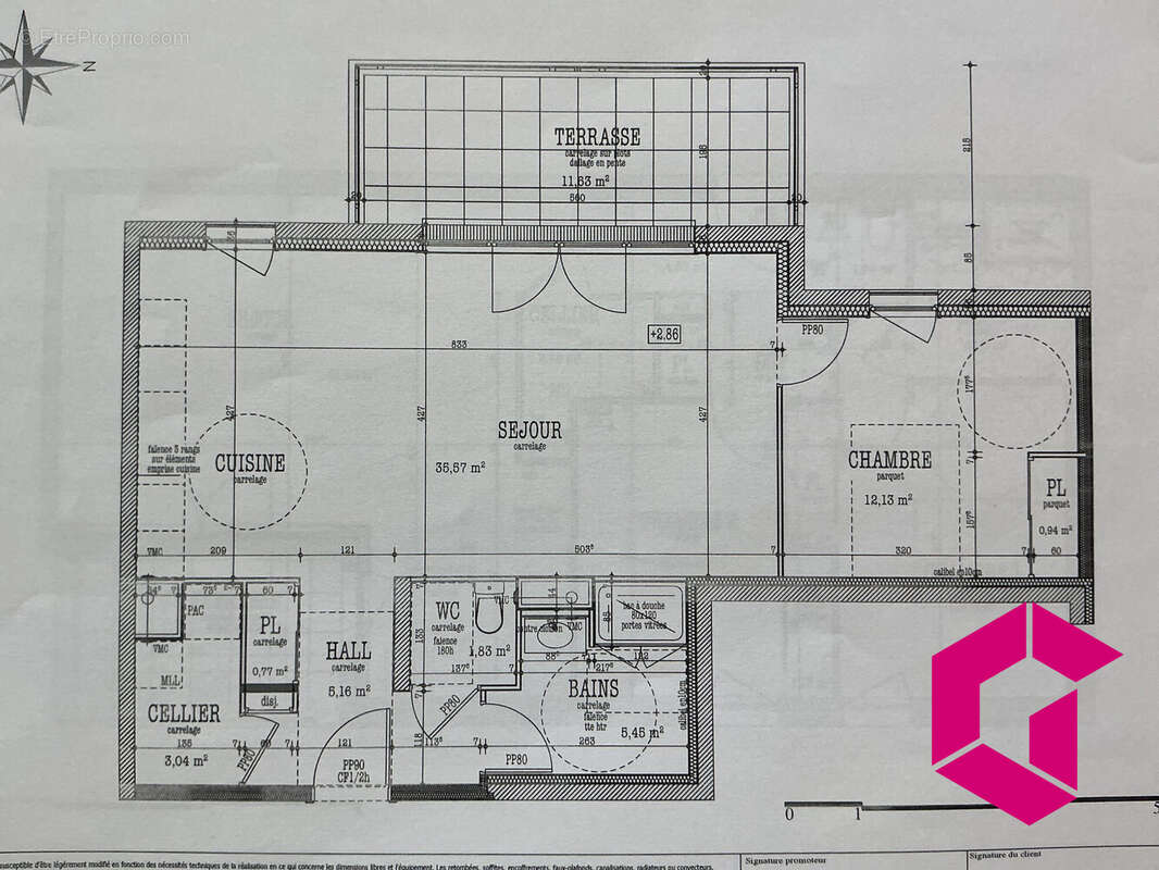 Appartement à BOURG-ARGENTAL