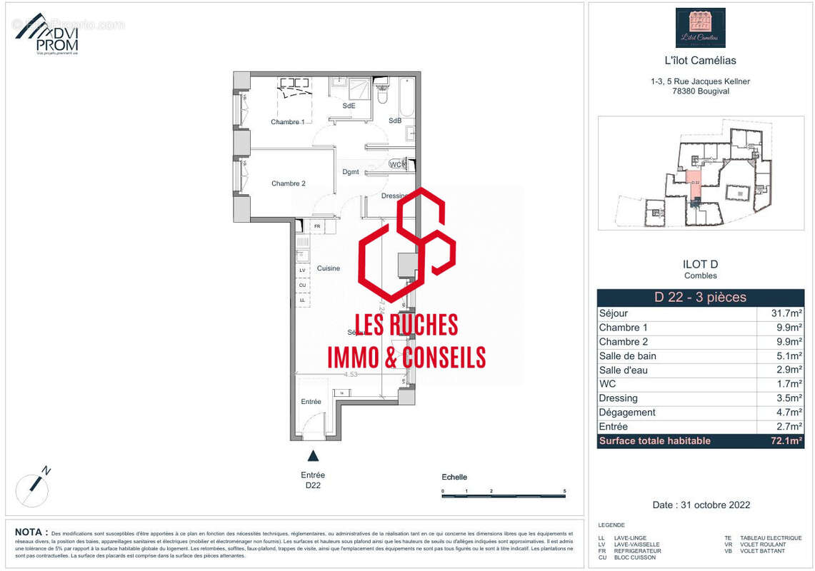 Appartement à BOUGIVAL