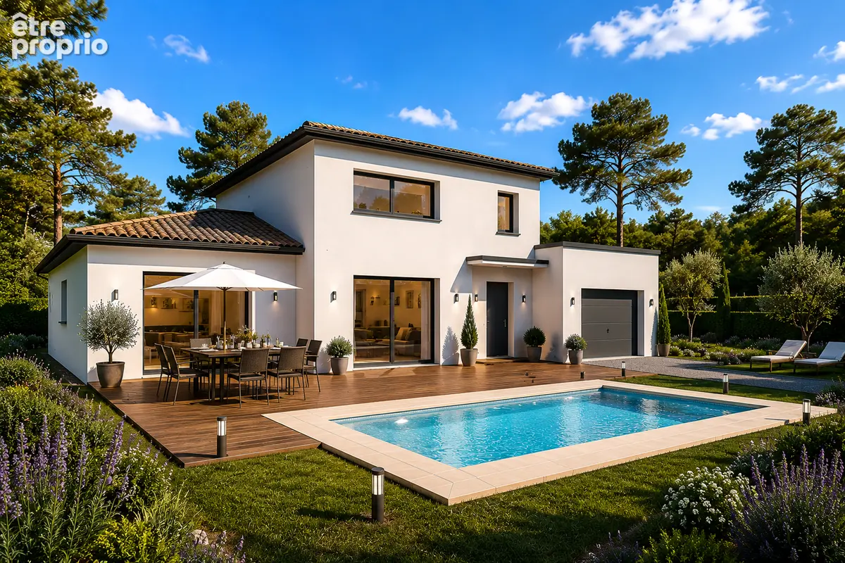 Villa neuve Montferrier Sur Lez, sur 962 m2 - photo 2
