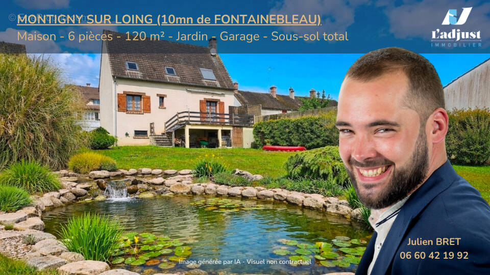 Maison à MONTIGNY-SUR-LOING