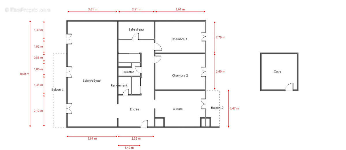 Appartement à ARNAS
