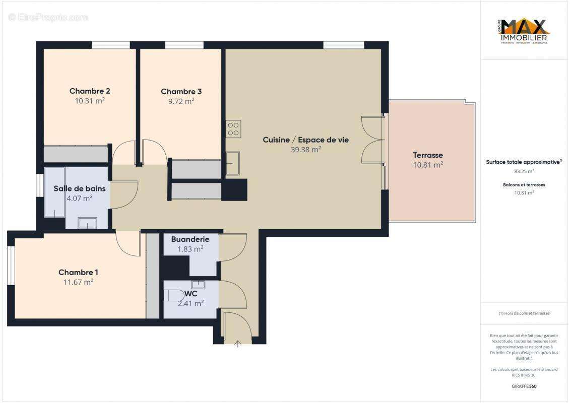 Appartement à AJACCIO