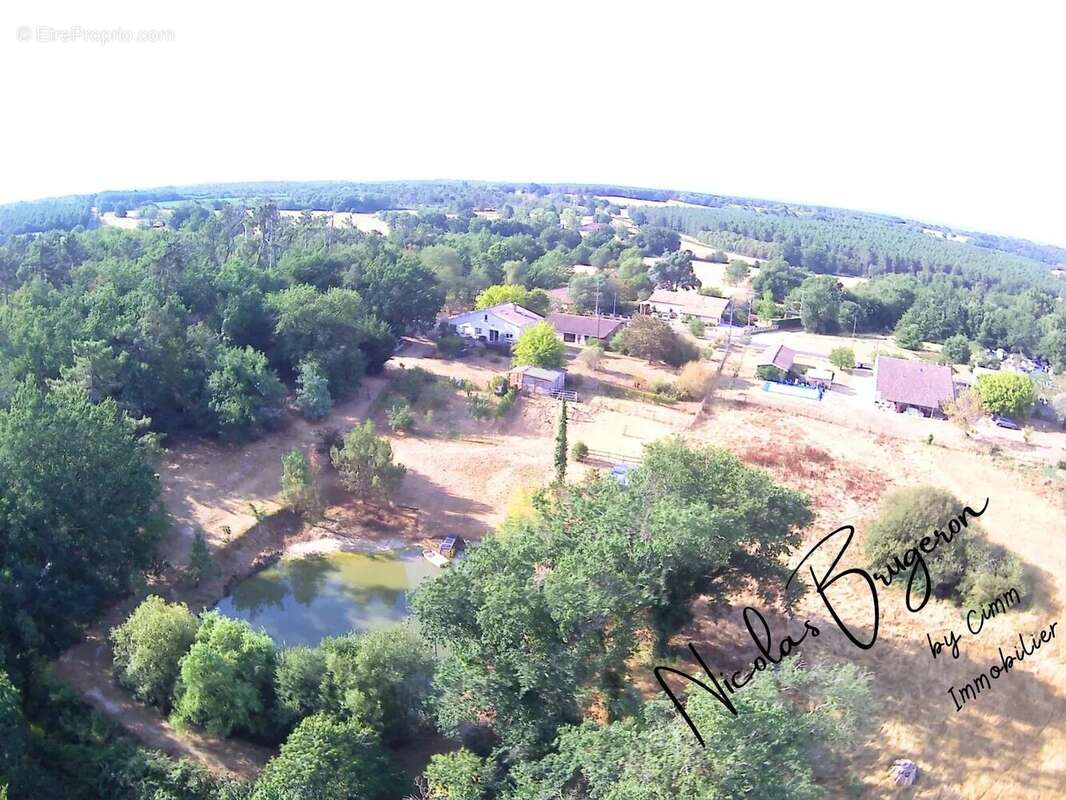 En exclusivité – Ensemble immobilier avec deux habitations, étang et près d’un hectare de terrain - photo 5