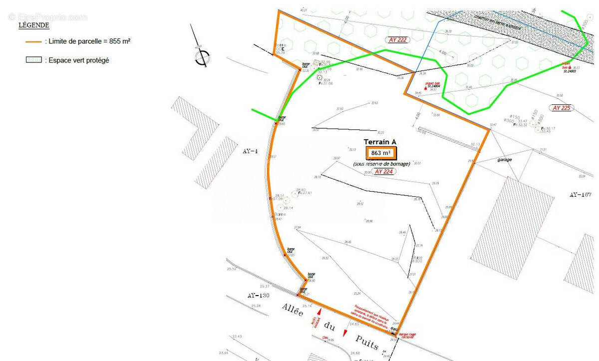 Terrain à LA ROQUETTE-SUR-SIAGNE