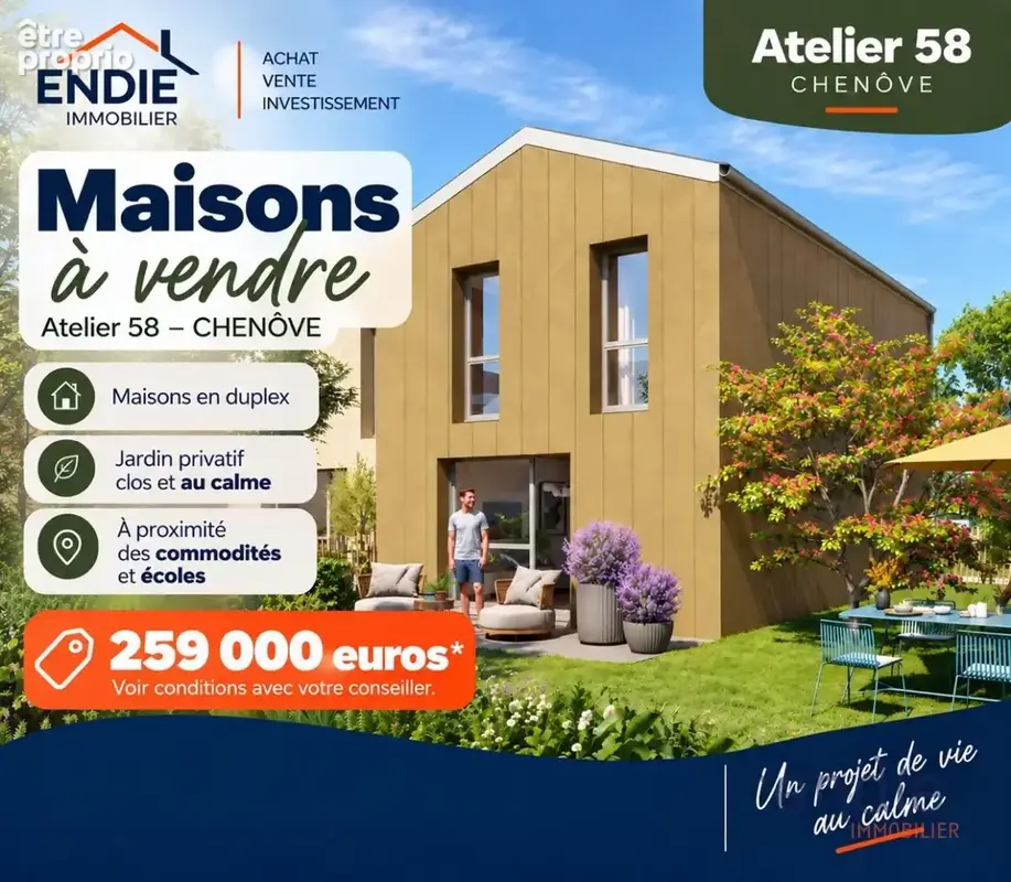 Photo Maison à Chenove au prix de 259 000€