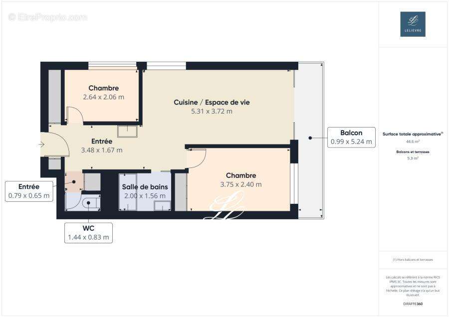 Appartement à PARIS-15E